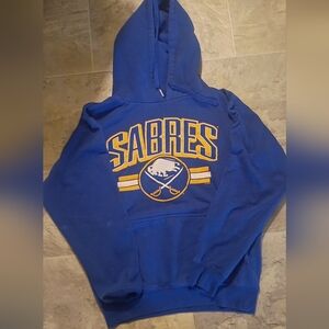 NHL Buffalo Sabres Blue & Gold Hooded Sweatshirt